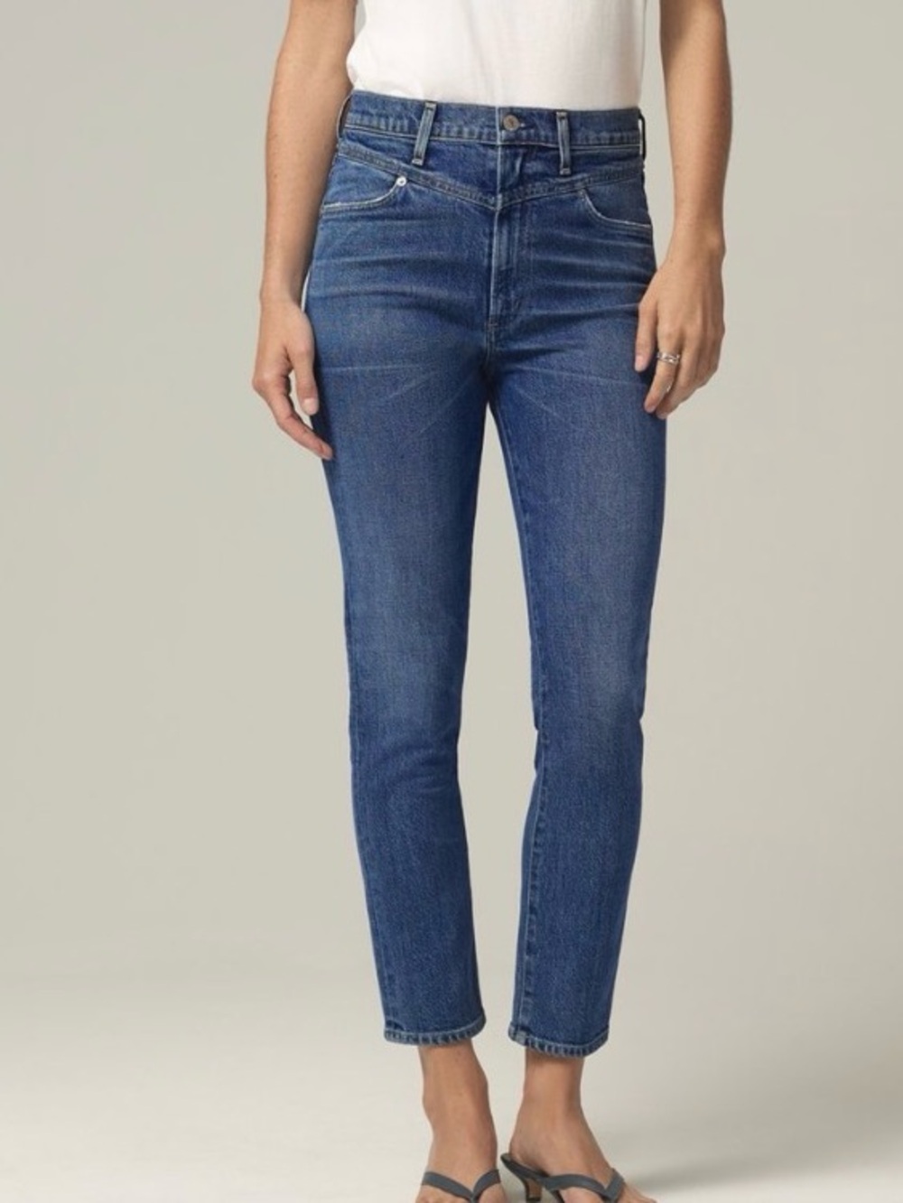 CITIZENS OF HUMANITY MIA FRONT YOKE SLIM size 25